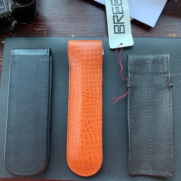 3 BNWT Leather Pen Holders Pouches PRICE FOR EACH (PLEASE NO LOWBALL BIDS) - Picture 3 of 10
